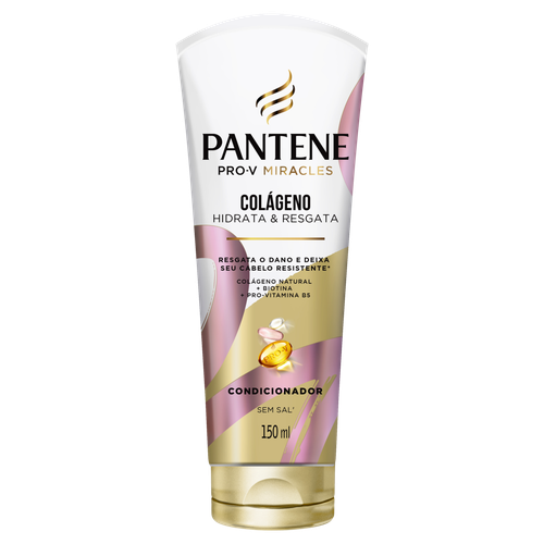 Condicionador Pantene Colágeno Hidrata & Resgata Bisnaga 150ml