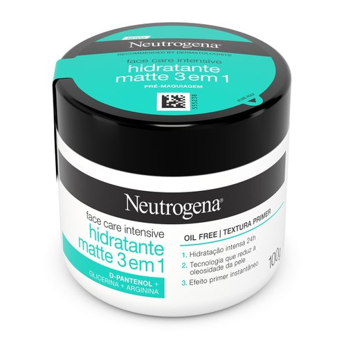 Creme Hidratante Efeito Matte Facial Neutrogena Pote 100g