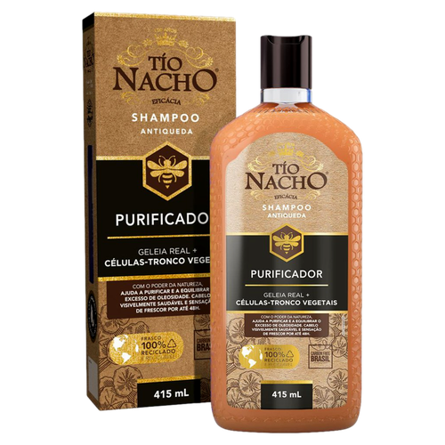 Shampoo Purificador Tío Nacho Antiqueda Caixa 415ml