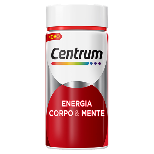 Suplemento Alimentar Centrum Energia Corpo & Mente Frasco 60 Cápsulas