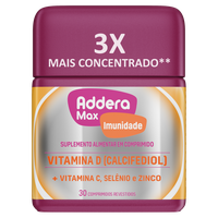 Addera Max Imunidade Mantecorp Farmasa Frasco 26g 30 Comprimidos Revestidos