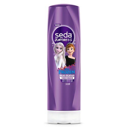 Condicionador Infantil Frozen Seda Juntinhos Brilho Encantado Frasco 300ml