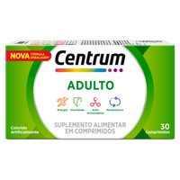 Suplemento Alimentar Centrum Adulto Caixa 30 Comprimidos