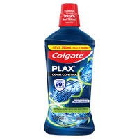 Enxaguante Bucal Zero Álcool Colgate Plax Odor Control Frasco Leve 750ml Pague 500ml