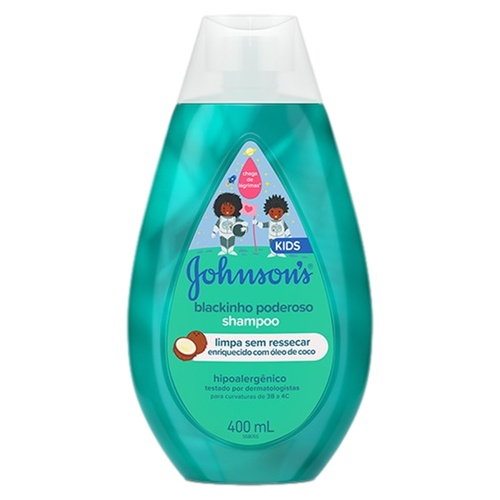 Shampoo Johnson's Kids Blackinho Poderoso Frasco 400ml