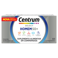 Suplemento Alimentar Centrum Select Homem 50+ Caixa 60 Comprimidos