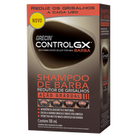 Shampoo de Barba Redutor de Grisalhos Grecin Control GX Caixa 118ml