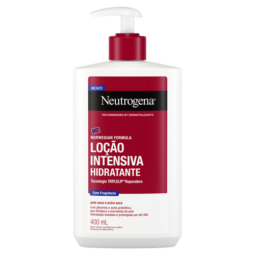 Loção Corporal Hidratante Intensiva Neutrogena Norwegian Formula Frasco 400ml