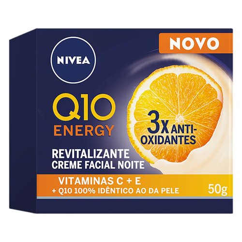 Creme Revitalizante Noite Nivea Q10 Energy Caixa 50g