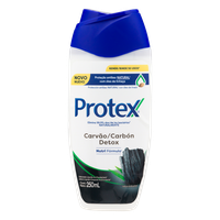 Sabonete Líquido Antibacteriano Protex Carvão Detox Frasco 250ml