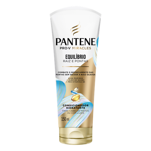 Condicionador Hidratante Pantene Equilíbrio Raiz e Pontas Bisnaga 150ml