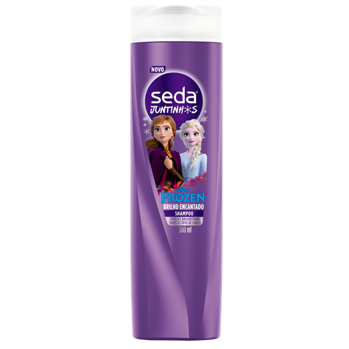 Shampoo Infantil Frozen Seda Juntinhos Brilho Encantado Frasco 300ml