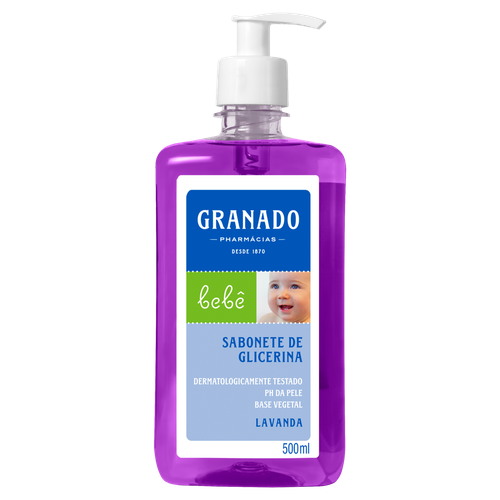 SABONETE GRANADO GLIC LAVANDA 500ML