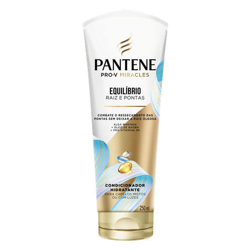 Condicionador Hidratante Pantene Equilíbrio Raiz e Pontas Bisnaga 250ml