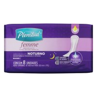 Absorvente sem Abas para Incontinência Urinária Plenitud Femme Noturno Pacote 8 Unidades