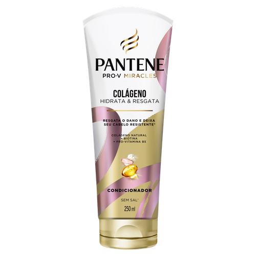 Condicionador Pantene Colágeno Hidrata & Resgata Bisnaga 250ml