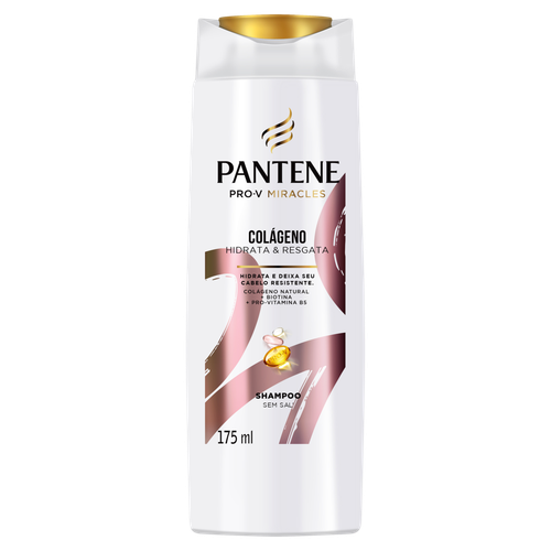 Shampoo Pantene Colágeno Hidrata & Resgata Frasco 175ml