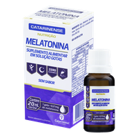 Melatonina sem Sabor Catarinense Pharma Nutrição Caixa 20ml Gotas