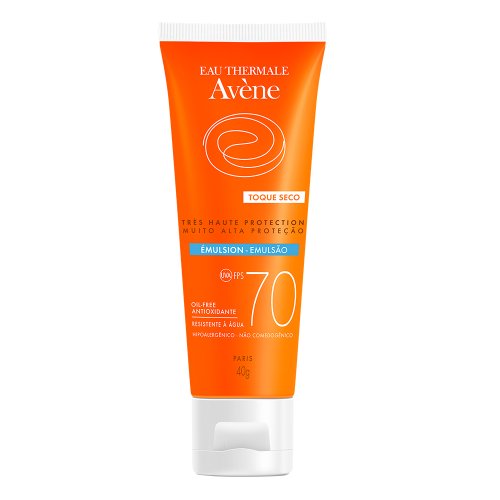 Protetor Solar Facial Avène - Emulsão Solar Toque Seco FPS 70 40g