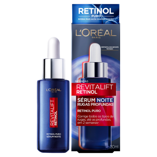 Sérum Noite L'oréal Paris Revitalift Retinol Puro Caixa 30ml