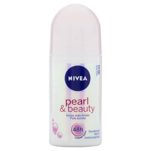 Desodorante Nivea Roll On Pearl Beauty Feminino 50ml 50mL