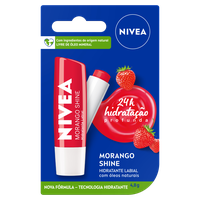 Hidratante Labial Nivea Lip Care Morango 4,8g