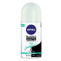 Desodorante Roll On Nivea Invisible Black & White Feminino 50ml