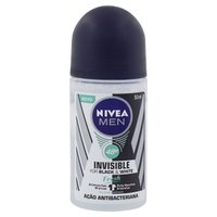 Desodorante Roll On Nivea Invisible Black & White Masculino 50ml