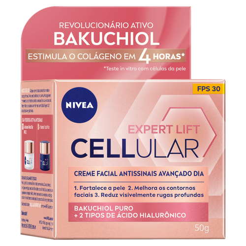 Creme Antissinais Dia FPS 30 Nivea Cellular Expert Lift Caixa 50g