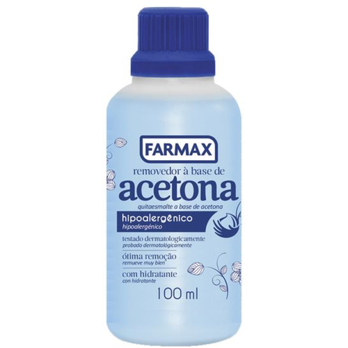 Removedor de Esmaltes a Base de Acetona Farmax  100ml