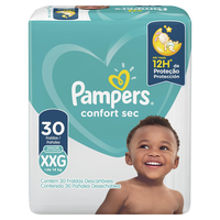 Fralda Pampers Confort Sec XXG 30 unidades