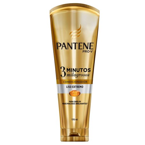 Condicionador Pantene 3 Minutos Milagrosos Liso Extremo 170ml