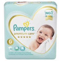 Fralda Pampers Premium Care G 30 unidades