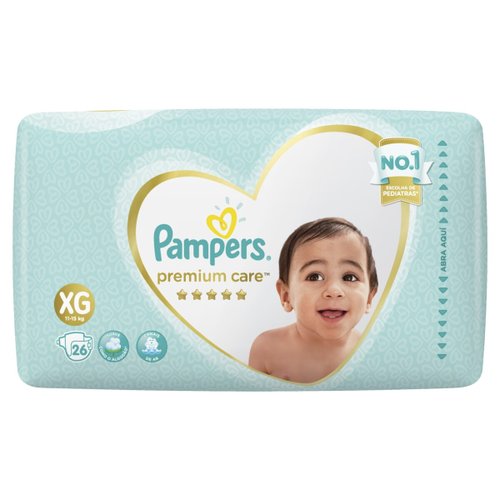 Fralda Pampers Premium Care XG 26 unidades