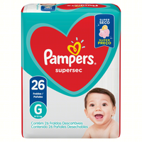 Fralda Pampers Supersec Tamanho G 26 unidades