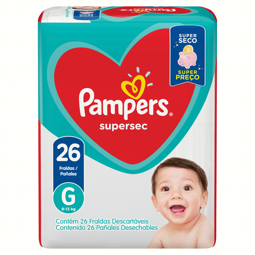 Fralda Pampers SuperSec