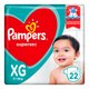 Fralda Pampers Supersec XG 22 unidades