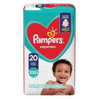 Fralda Pampers Supersec Tamanho XXG 20 unidades