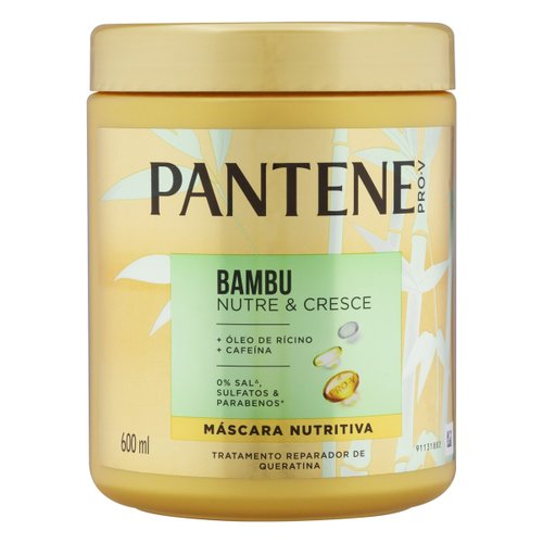 Máscara de Tratamento Pantene Bambu 600ml