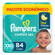 Fralda Descartável Infantil Pampers Confort Sec XXG Pacote Econômico 84 Unidades