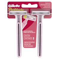 Aparelho de Depilar Descartável Feminino Gillette Prestobarba 2 unidades