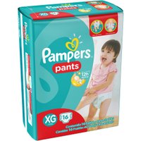 Fralda Pampers Pants XG 16 unidades