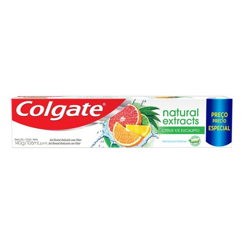 Creme Dental Colgate Natural Extracts Reinforced Defense 140g