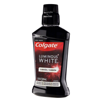 COLGATE LUMINOUS W LIQUIDO ENXAGUANTE BUCAL CARVAO 500 ML x 1