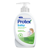 Sabonete Líquido de Glicerina da Cabeça aos Pés Protex Baby Frasco 200ml