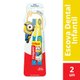 Colgate Escova Dental Infantil Minions 2-5 anos 2 unidades