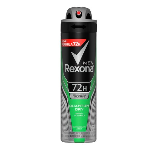 Desodorante Antitranspirante Rexona Men Quantum Aerosol 150ml