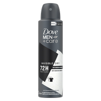 Desodorante Atitranspirante Dove Men+Care Invisible Dry Aerosol 150ml