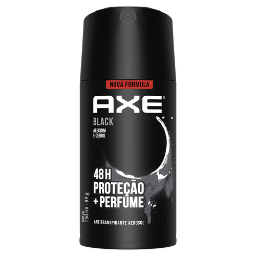 Desodorante Antitranspirante Axe Black Aerosol 150ml