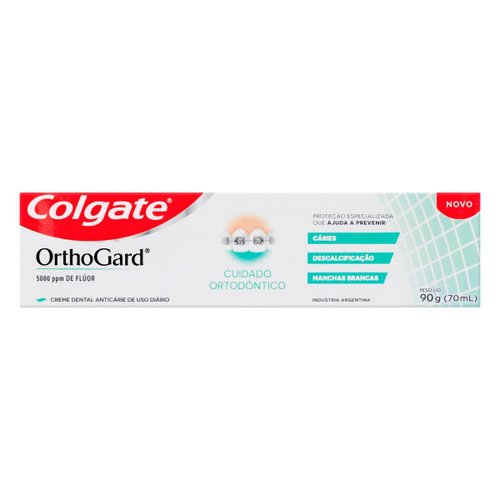 Creme Dental Colgate OrthoGard Cuidado Ortodôntico 90g